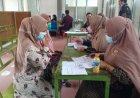 590 Santri dan Guru Ponpes Nurul Iman Ikuti Vaksinasi Covid-19