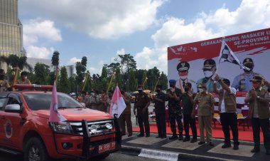 BNPB Luncurkan Gerakan Mobil Masker di Riau, Bagikan Ratusan Ribu APD