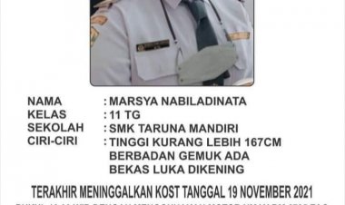 Siswa SMK Taruna Mandiri Pekanbaru Hilang Sejak Tiga Hari Lalu, Keluarga Lapor Polisi