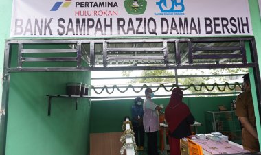 Bank Sampah Raziq Damai Bersih Bantu Peningkatan Perekonomian Warga Lembah Damai