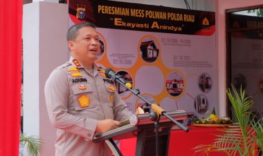 Kapolda Riau Resmikan Mess Polwan Ekayasi Anindya