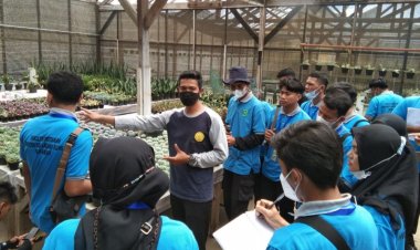 Mahasiswa Faperta Unilak Pelajari UMKM Pertanian di Lembang