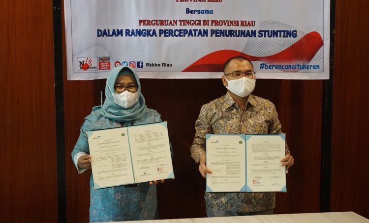 Unilak dan BKKBN Jalin Kerjasama Percepatan Penurunan Stunting di Riau