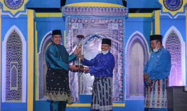 Pembukaan MTQ XII Tingkat Kecamatan Bunga Raya,  Bupati: Jadikan Alquran Pedoman Hidup