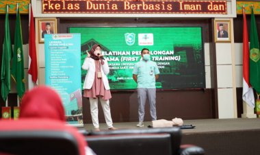 65 Orang Tenaga Kependidikan UIR dan Yayasan Lembaga Pendidikan Islam Ikuti First Aid Training