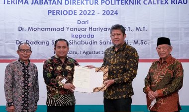 Dadang Syarif Kembali Ditunjuk Yayasan PCR Jadi Direktur Politeknik Caltex Riau
