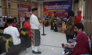 Unilak Bersama BIN Daerah Riau Gelar Vaksinasi Booster