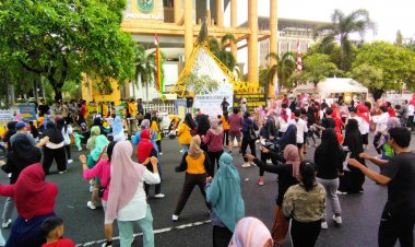 Unilak Pekanbaru Gelar Pekan Aksi Literasi Riau di Area Car Free Day