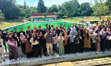 Peserta Training Raya HMI se-Indonesia Kunjungi Objek Wisata Kampar