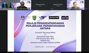 UIR Jalin MoU dengan UiTM Perlis Malaysia untuk Perkuat Kolaborasi