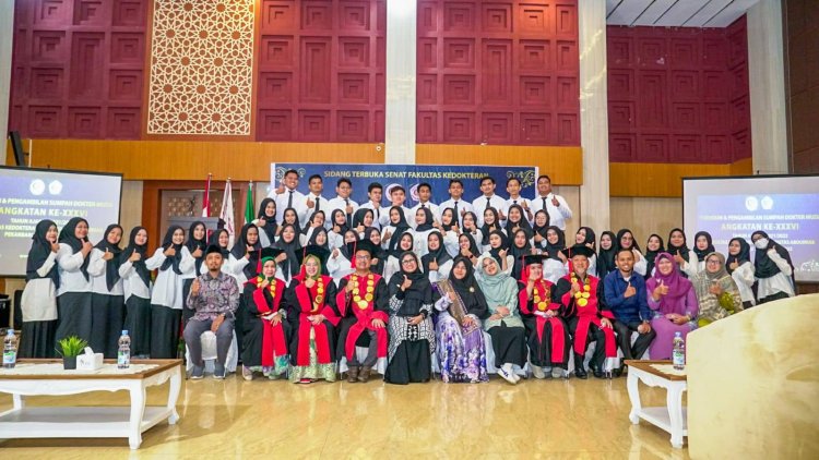 Fakultas Kedokteran Universitas Abdurrab Gelar Yudisium Dan Sumpah 49 