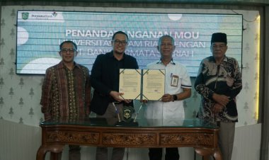 Rektor UIR Tandatangani MoU Kerjasama dengan PT Bank Permata Syariah
