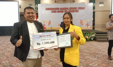 Angel Sianturi Mahasiswi Unilak Raih Juara Lomba Karya Tulis PHR Goes To Campus