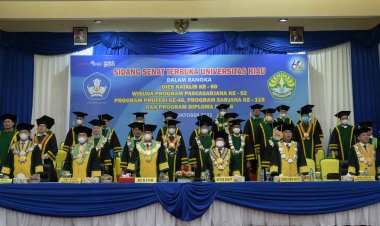 Dies Natalis ke-60, Rektor UNRI Ajak Wisudawan Berkontribusi untuk Masyarakat