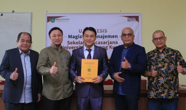 Wakil Ketua DPRD Riau Hardianto Raih Gelar Magister Manajemen Pascasarjana Unilak