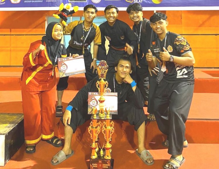 Tim Pencak Silat Umri Raih Juara Umum Riau National Championship