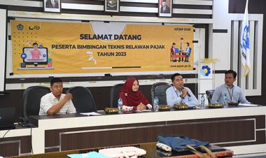 14 Relawan Pajak Tahun 2023 Politeknik Negeri Bengkalis Ikuti Bimbingan Teknis dari KP2KP Duri