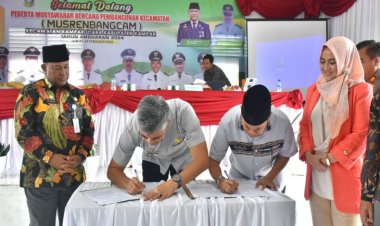 Targetkan 2024 Seluruh Kantor Desa Selesai, Sekdakab Kampar Yusri Buka Musrenbang 2023