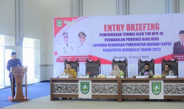 Pemkab Bengkalis Siap Berkoordinasi Dukung Seluruh Proses Pemeriksaan Terinci BPK RI
