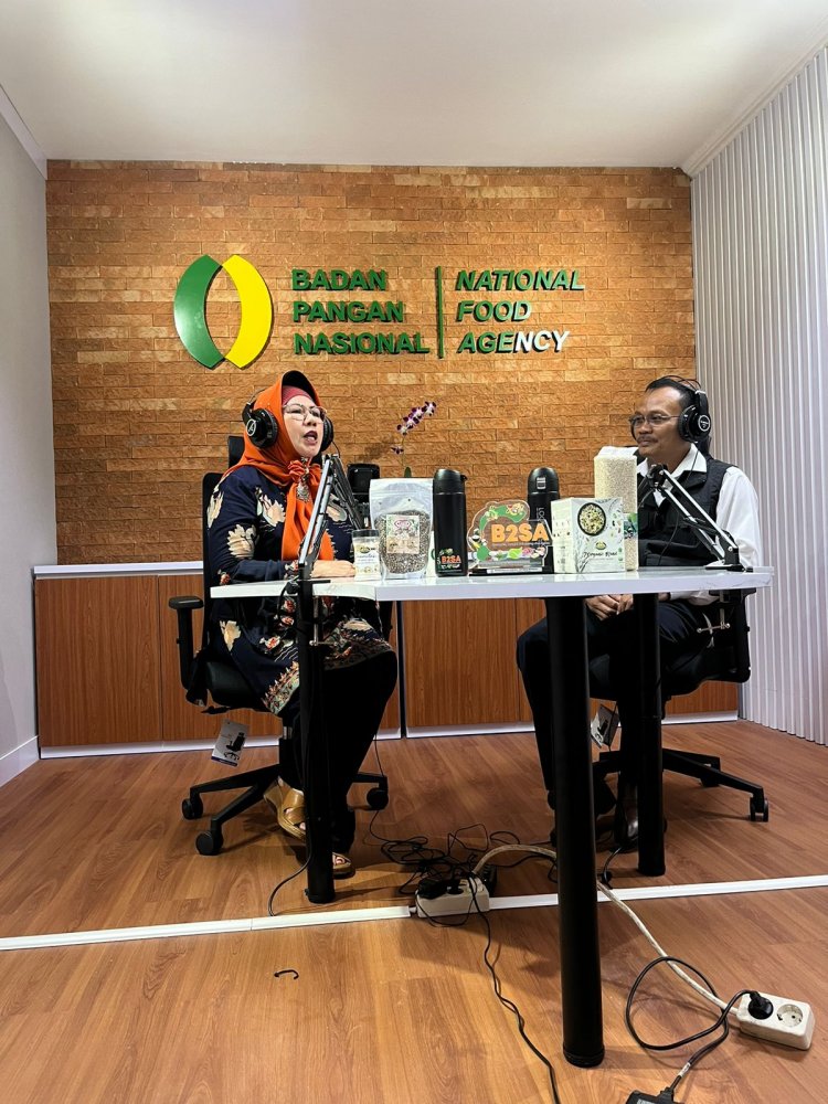 Kadisketapang Pekanbaru Kampanyekan Pangan Sehat dan Aman di Podcast Badan Pangan Nasional