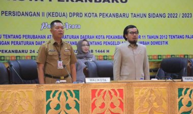 Tok, DPRD Pekanbaru Sahkan Perda Pengelolaan Air Limbah Domestik