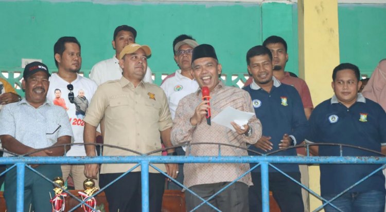 Ketua DPRD Kampar Bersama Pj Bupati Hadiri Penutupan Grand Final Open Tournamen PSHW Cup 2023