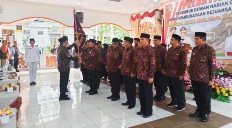 Sukiman Dilantik Sebagai Ketua Pengurus DHC 45 Rohul Oleh Gubri, Berjanji Gelorakan Nilai-nilai Juang