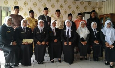 Dilantik Kadisdik Rohil, Delapan Kepala Sekolah Dasar Dituntut Amanah