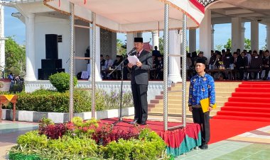 Bupati Rohil Jadi Irup Peringati Hari Otonomi Daerah ke-27 dan Hardiknas 2023, Ajak Bangkitkan Semangat Berinovasi