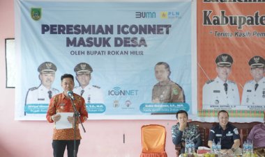 Program Internet Murah Diluncurkan di Rohil, Afrizal Sintong Yakin Percepat Pembangunan