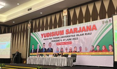 Ajak Bersinergi Membangun Negeri, 303 Orang Wisudawan Fakultas Teknik UIR Ikuti Yudisium