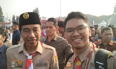 Bisa Berfoto dengan Presiden Jokowi, Mavis Peserta Rainas XII dari Riau Berasa Mimpi