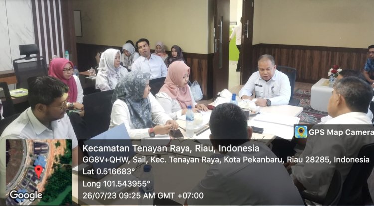 Kadis Ketapang Pekanbaru Pimpin Rapat Persiapan Penyusunan FSVA 2023