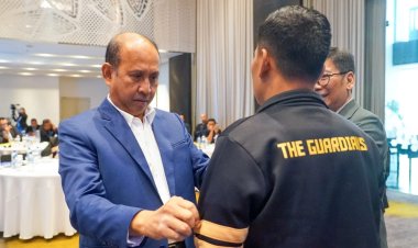 Ketua Komite Keamanan PSSI Rudi Yulianto Tutup Workshop Security Officer 2023