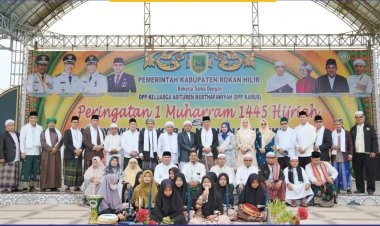 Hadiri Peringatan 1 Muharram di Pesantren BHD, Bupati Rohil  Buka Mukernas DPP KAMUS