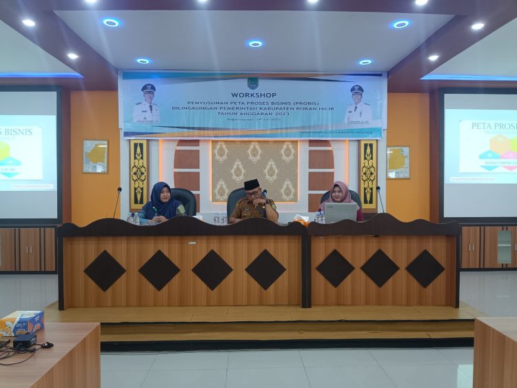 Setda Rohil Gelar Workshop Penyusunan Peta Probis Tahun 2023