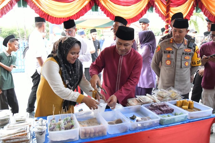 Wabup Bengkalis Resmikan Pasar Ramadhan 1445 H