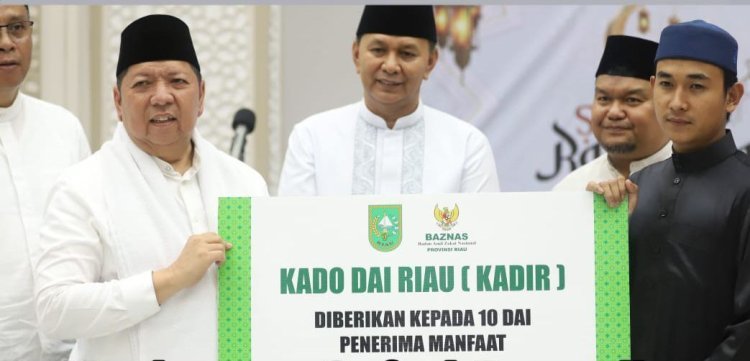 Wabup Rohul Indra Gunawan Terima Kunker dan Safari Ramadhan Pemprov Riau di Desa Ngaso
