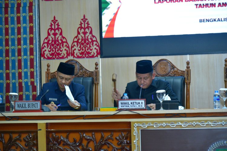 Rekomendasi DPRD Bengkalis Tentang Perangkat Daerah Diterima Pemkab Bengkalis