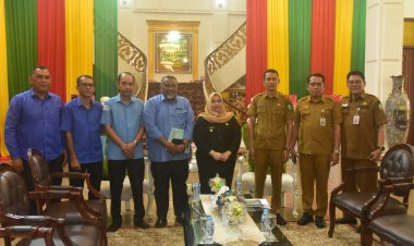 PT PLN, PDAM Tirta Terubuk dan BAZNAS Audiensi ke Bupati Bengkalis, Minta Arahan Terkait Program Kerja