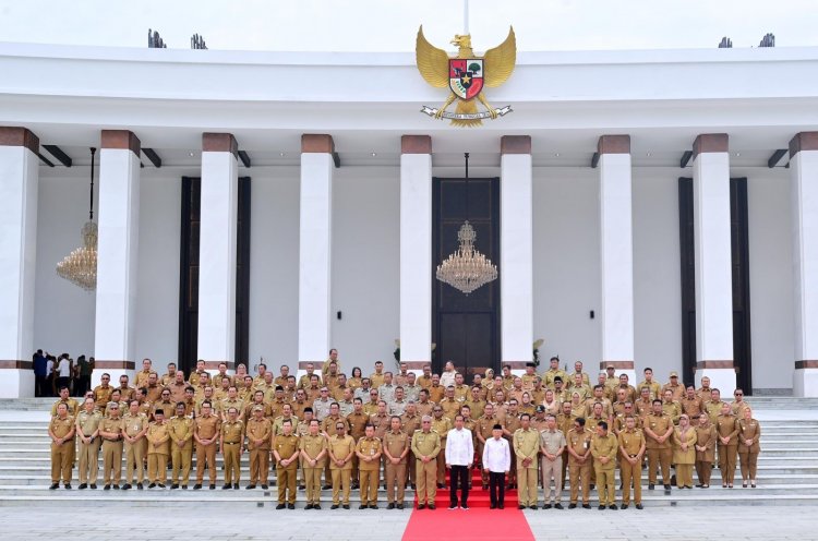 Bupati Bengkalis Kasmarni Ikuti Rakor Bersama Presiden RI, Kagum Lihat IKN 