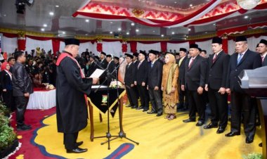 Anggota DPRD Kampar Periode 2024-2029 Dilantik, Ini nama-namanya