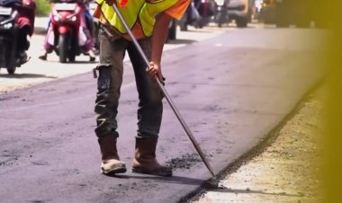 Overlay Jalan Rajawali dan Balam Sudah Tuntas, Dinas PUPR Pekanbaru Rampungkan Perbaikan Jalan Rusak Jelang Akhir Tahun