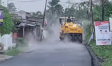 Dukung Pertumbuhan Ekonomi dan Mobilitas Masyarakat, Dinas PUPR Pekanbaru Overlay Jalan Neraca