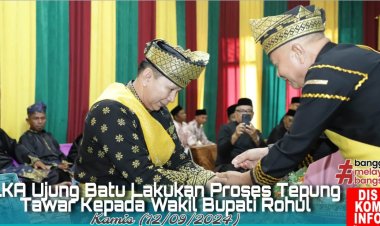 Maju di Pilkada Rohul, Wakil Bupati Indra Gunawan Ditepungtawari LKA Ujung Batu