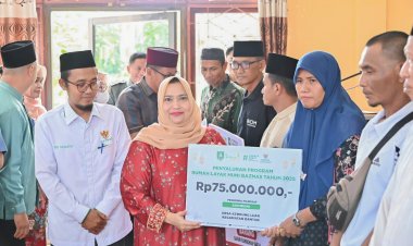 Bupati Kasmarni Safari Ramadhan di Bantan, Nyatakan Lanjutkan Program