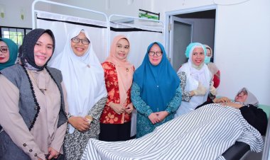 TP PKK Bengkalis Deteksi Dini Kanker Serviks Dengan Iva Test Gratis Bagi Masyarakat