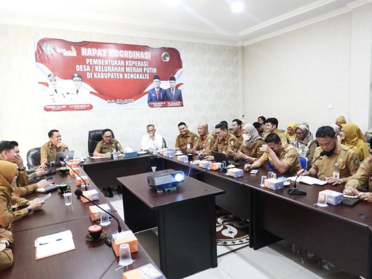 Pembentukan Koperasi Merah Putih di Bengkalis Capai 94 Persen