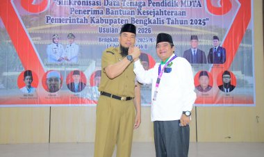 Bupati Bengkalis Akui Guru MDTA dan Madrasah Berperan Penting Dalam Pembangunan Pendidikan