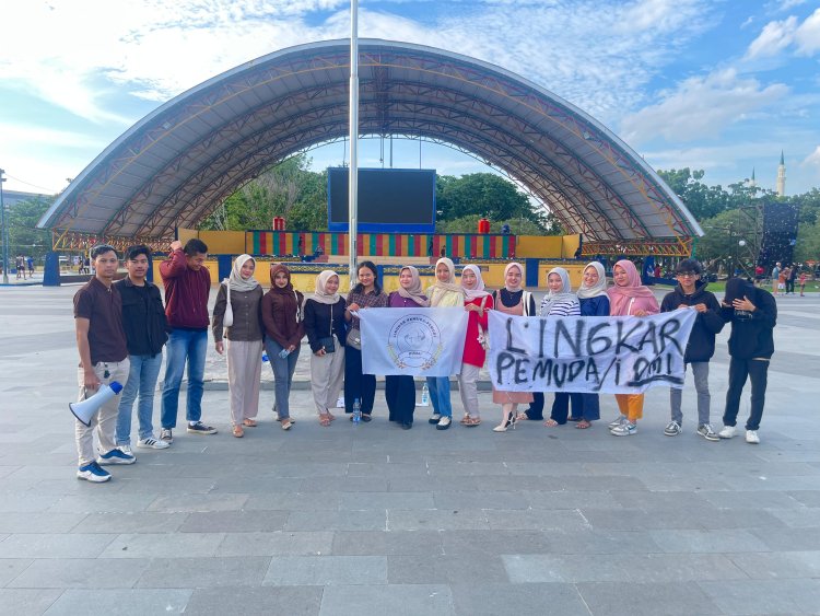 Lingkar Pemuda Pemudi Dumai Gelar Aksi Mimbar Bebas di Taman Bukit Gelanggang